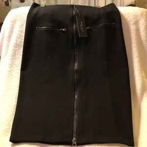 Romeo + Juliet Couture black zipper skirt